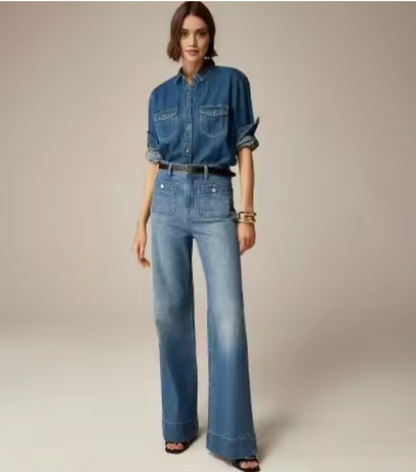 Casual Flare Jeans Voor Dames | 33% Korting